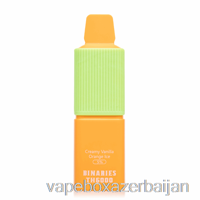 Vape Baku Horizon Binaries TH6000 Disposable Creamy Vanilla Orange Ice